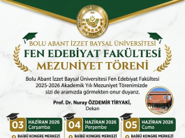 Fen Edebiyat Fakültesi 2025-2026 Akademik Yılı Mezuniyet Töreni