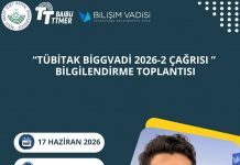 “TÜBİTAK BİGGVADİ 2026-2 Çağrısı” Bilgilendirme Toplantısı