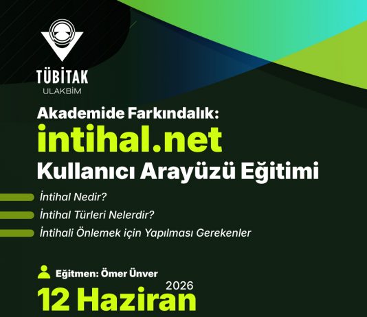intihal.net: Akademide Farkındalık Online Kullanıcı Eğitimi
