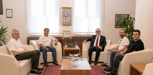 Türk Mühendis ve Mimar Odaları Birliği (TMMOB) Makina Mühendisleri Odası Bolu Şubesi Başkanı Mustafa Can’dan Üniversitemiz Rektörü Prof. Dr. Faruk Yiğit’e ziyaret