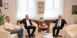Bitlis Eren Üniversitesi Rektörü Elmastaş’tan Rektörümüze ziyaret