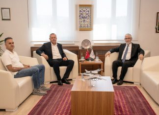 Bitlis Eren Üniversitesi Rektörü Elmastaş’tan Rektörümüze ziyaret