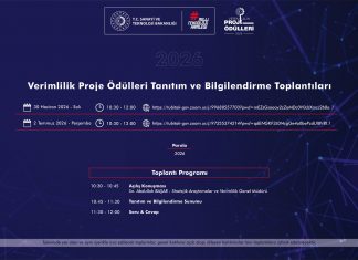 2026 Verimlilik Proje Ödülleri Başvuruları ve Bilgilendirme Webinarı