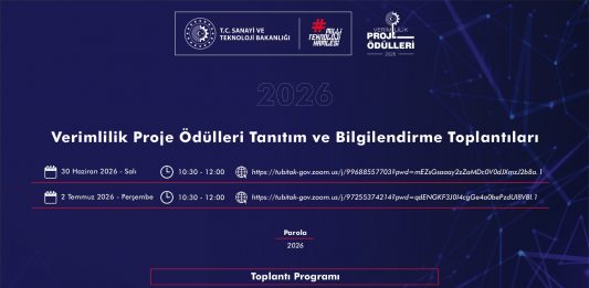 2026 Verimlilik Proje Ödülleri Başvuruları ve Bilgilendirme Webinarı