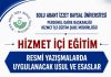 Resmi Yazışmalarda Uygulanacak Usul ve Esaslar Eğitimi