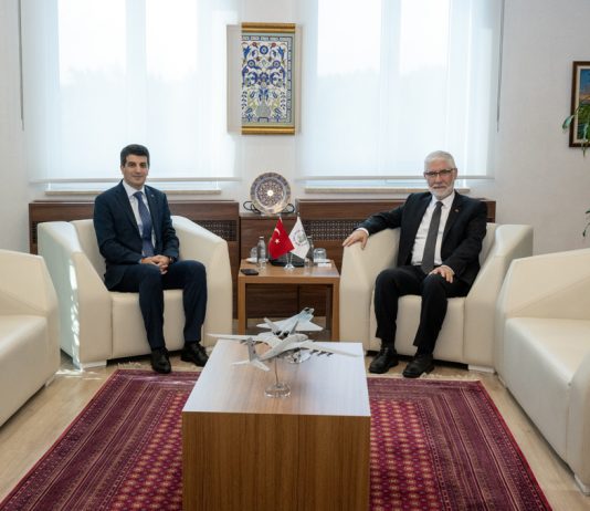 Savunma Sanayii Başkan Yardımcısı Prof. Dr. İhsan Kaya’dan Rektörümüze ziyaret