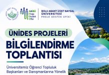 “ÜNİDES Projeleri Bilgilendirme Toplantısı” düzenlenecektir