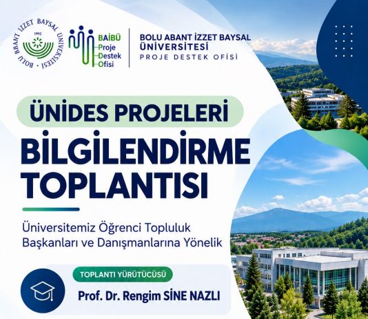 “ÜNİDES Projeleri Bilgilendirme Toplantısı” düzenlenecektir.
