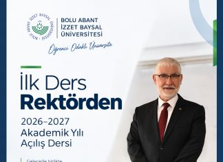 2026-2027 Akademik Yılı İlk Dersi Rektörümüz Prof. Dr. Faruk Yiğit’ten